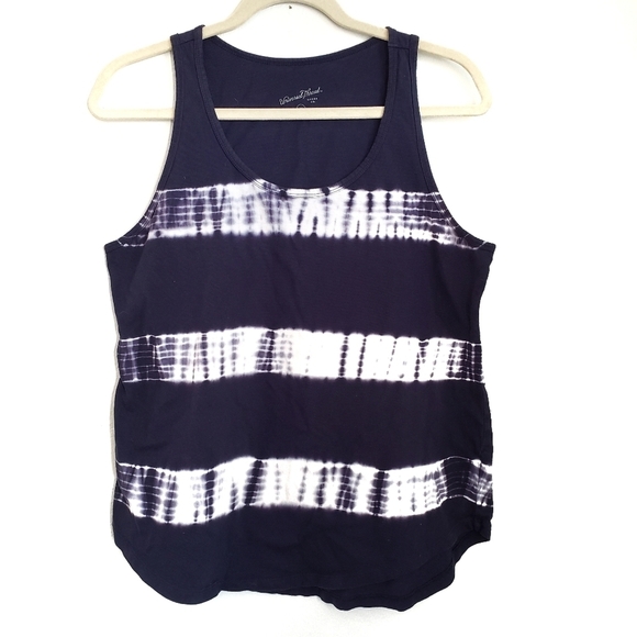 Universal Thread Tops - Universal Thread Tank Top M Medium Navy Tie Dye